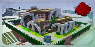 Redstone豪宅Minecraft地圖 海報