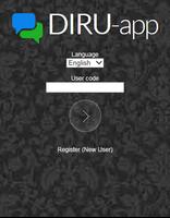 DIRU-app poster