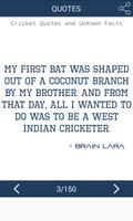 Cricket Quotes,Unknown Facts and Status screenshot 2