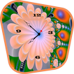 Flower clock live wallpaper