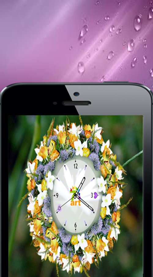 Flower clock live wallpaper APK for Android Download