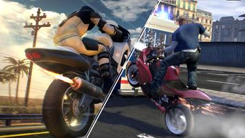 3D motorcycle: traffic rider imagem de tela 2