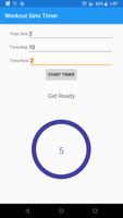 Workout Sets Timer - The Simplest Workout Timer Affiche