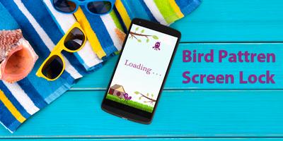 Bird Pattern Screen Lock poster