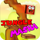 Masha Cube Jungle game icône