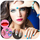 Girls Nail Paint: Lips MakeUp: Beauty Photo Editor APK