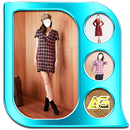 Photo Edit Girl Dress in Check APK