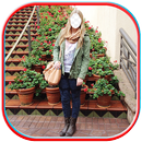 Girls Jeans  Scarf photo face lab-APK