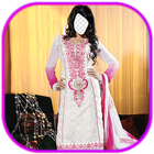 Girl Shalwar Kameez selfie icon