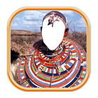 Maasai Jewelry Photo Selfie آئیکن
