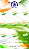 India Flag Pattern Lock Screen 截图 1