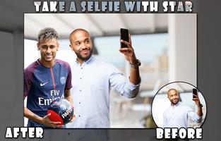 Selfie with Neymar 2018: Neymar wallpapers capture d'écran 1