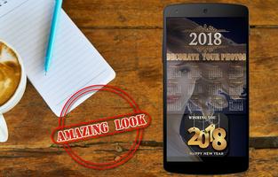 New Year Photo Editor - Happy New Year 2018 Frames screenshot 2