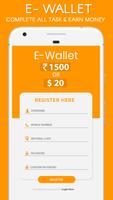 E - Wallet Money Affiche