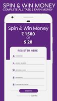 Spin - Win Real Money Cartaz