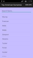 Top American Surname poster