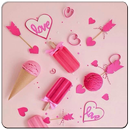 Girly rosa Tapeten APK