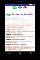 dialogues en français audio avec texte تصوير الشاشة 2