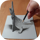تعلم الرسم ثلاثي الابعاد 3D आइकन