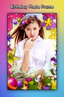 Birthday photo frame پوسٹر