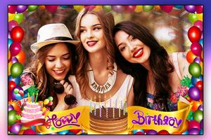 Birthday photo frame اسکرین شاٹ 1