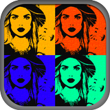 pop art photo editor icône
