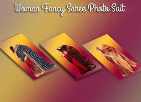 Women Fancy Saree Photo Suit-poster