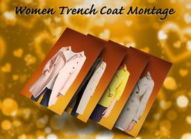 Women Trench Coat Montage screenshot 1