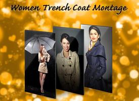 Women Trench Coat Montage screenshot 3