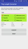 Tiny Length Converter স্ক্রিনশট 1