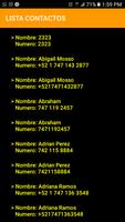 Lista de Contactos screenshot 1