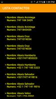 Lista de Contactos 스크린샷 2