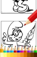 Drawing app for Smurfs Fans Ekran Görüntüsü 1