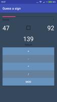 Guess a Sign (Math Game) スクリーンショット 1