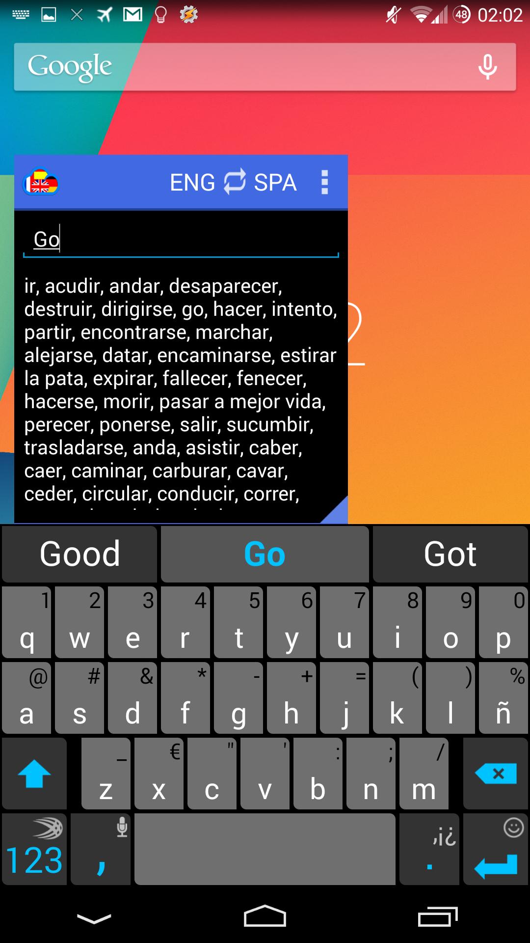 Лучший переводчик на андроид. Floating Translate.
