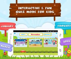 Learn Months Of Year- Kids Fun تصوير الشاشة 3