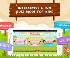 Learn Days Of Week - Kids Fun скриншот 3