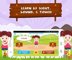 Learn Parts Of Body - Kids Fun 스크린샷 1