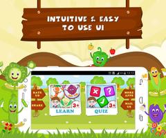 Learn Vegetable Names-Kids Fun स्क्रीनशॉट 3