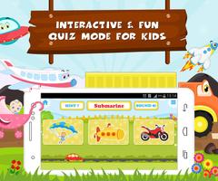 Learn Vehicle Names - Kids Fun 截图 3