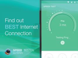 Тест скорости сети WiFi/Mobile постер