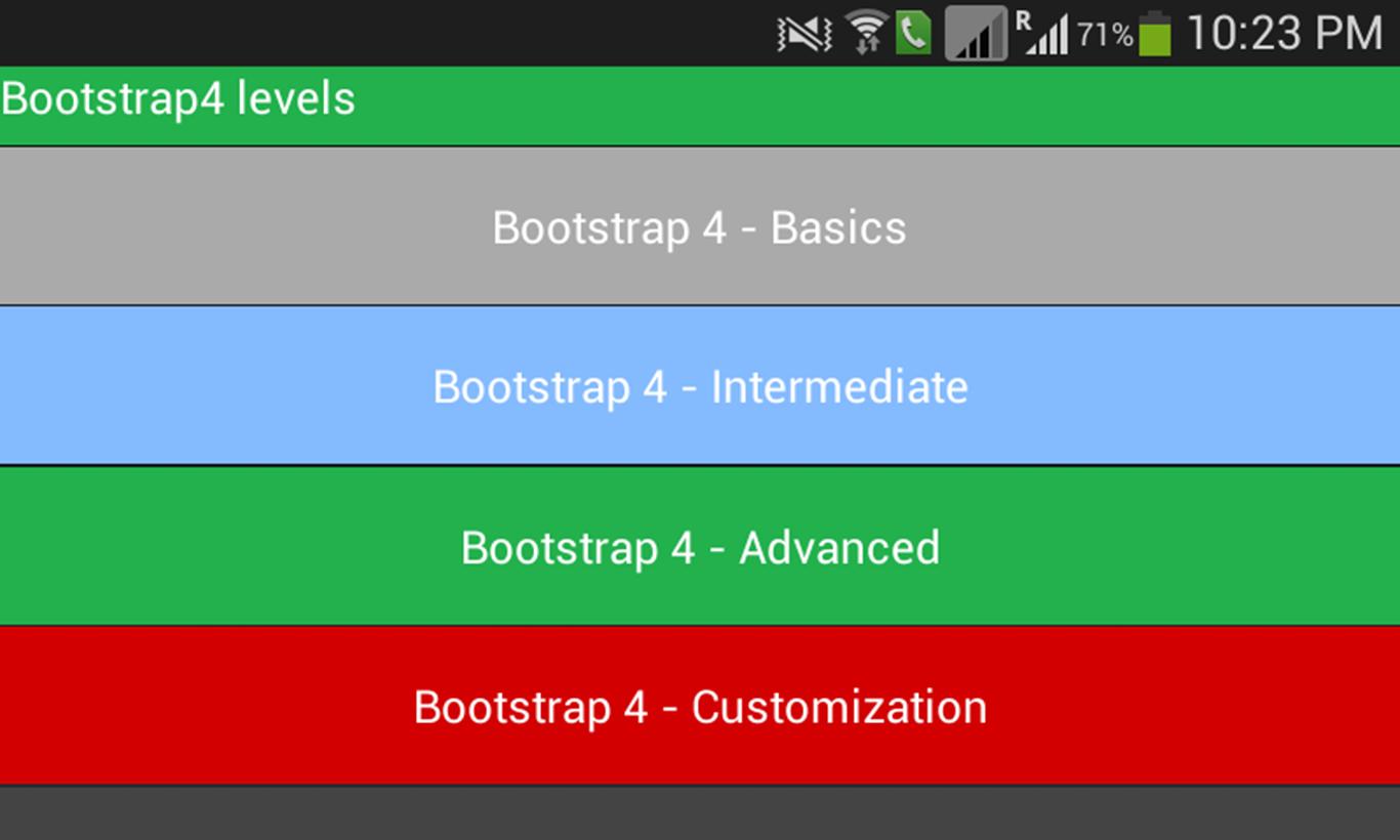 Android 用の Bootstrap 4 Expert Level Demo Apk をダウンロード Android 用の Bootstrap 4 Expert Level Demo Apk をダウンロード