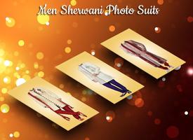 Man Sherwani Photo Suit Affiche