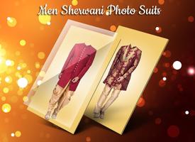 Man Sherwani Photo Suit imagem de tela 2