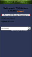 CSO Decoder Simulator : Reborn पोस्टर