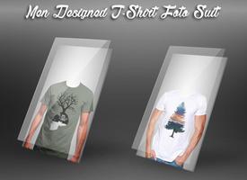 Men Designed T-Shirt Photo Suit capture d'écran 1