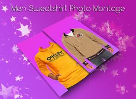 Men Sweat shirt Photo Suit imagem de tela 2