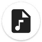 Folder Music - Material Design Zeichen