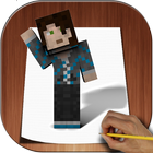 How to Draw Minecraft 3D آئیکن