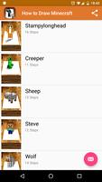 How to Draw Minecraft 3D постер